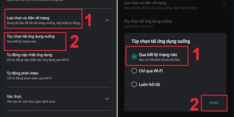 tai game baccarat luu y Thay đổi cài đặt để download game dễ dàng hơn