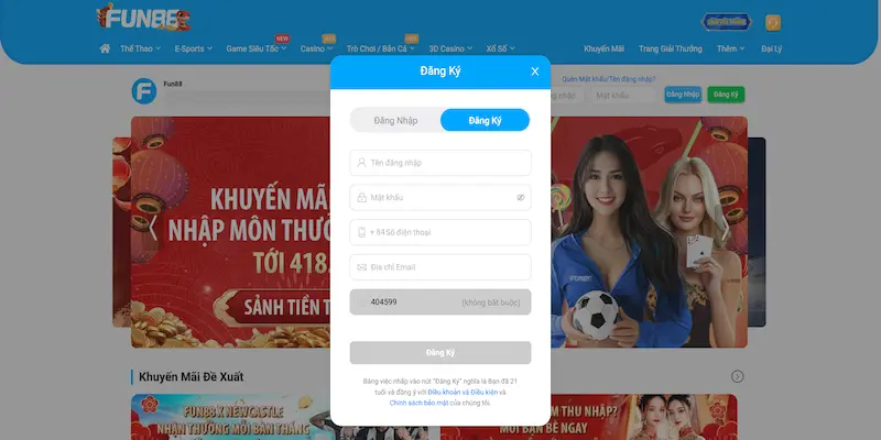 dang ky nhom keo baccarat fun88 Đăng ký thành viên tham gia hội nhóm Baccarat