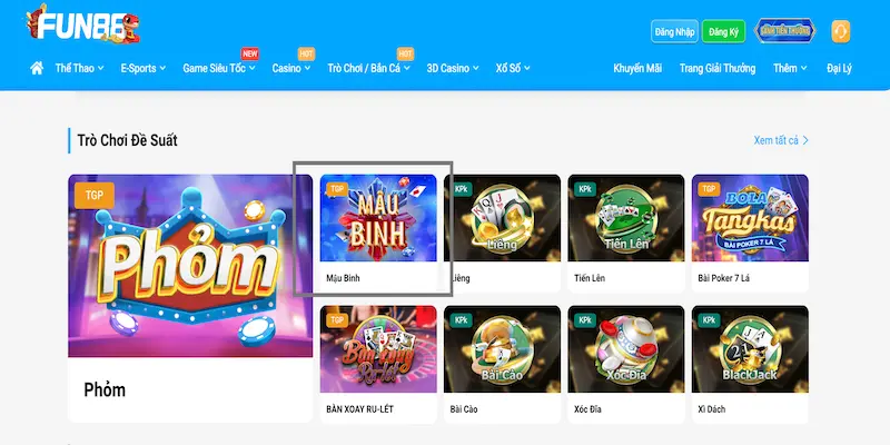 fun88 dia chi choi mau binh la gi Fun88 - Địa chỉ đánh bài mậu binh cực uy tín